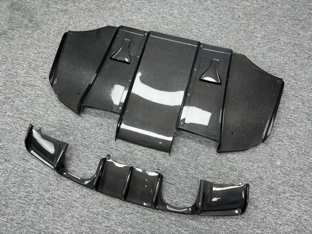 BMW E90/E92 Carbon Fiber Rear Diffuser & Under Tray