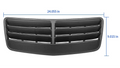Ford S650 Mustang Carbon Fiber Hood Vent Trim