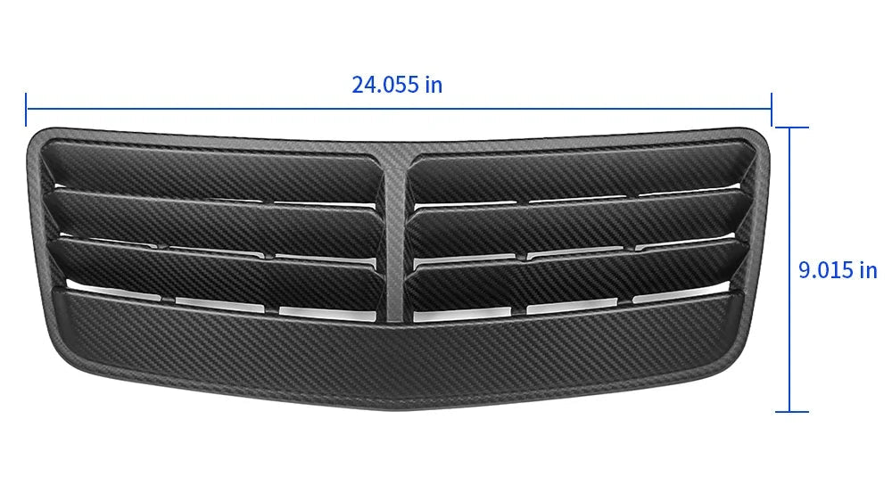 FORD S650 MUSTANG Carbon Fiber Hood Vent Trim