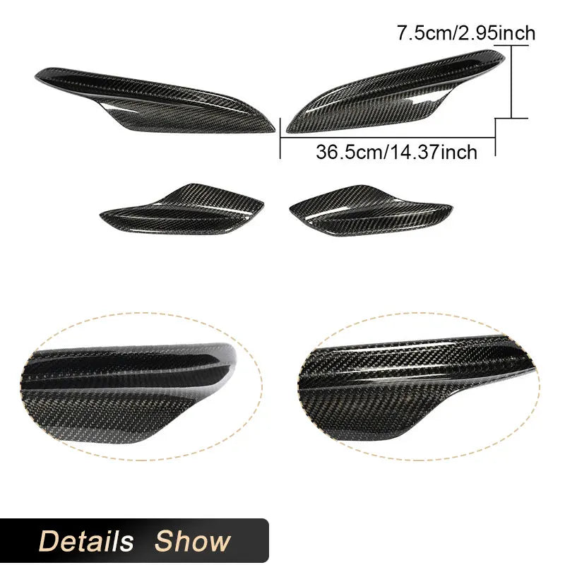BMW E90/E92 Carbon Fiber Front Canards