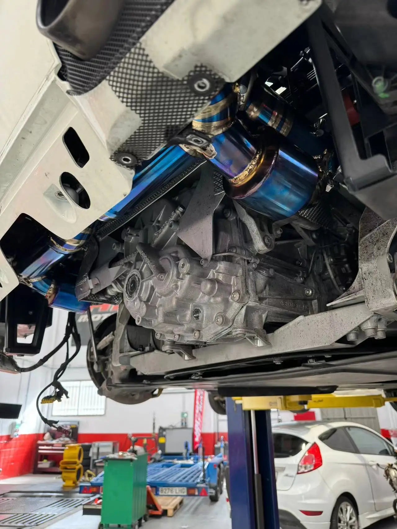 Ferrari 488 Titanium Valved X-Pipe Catback Muffler Exhaust System