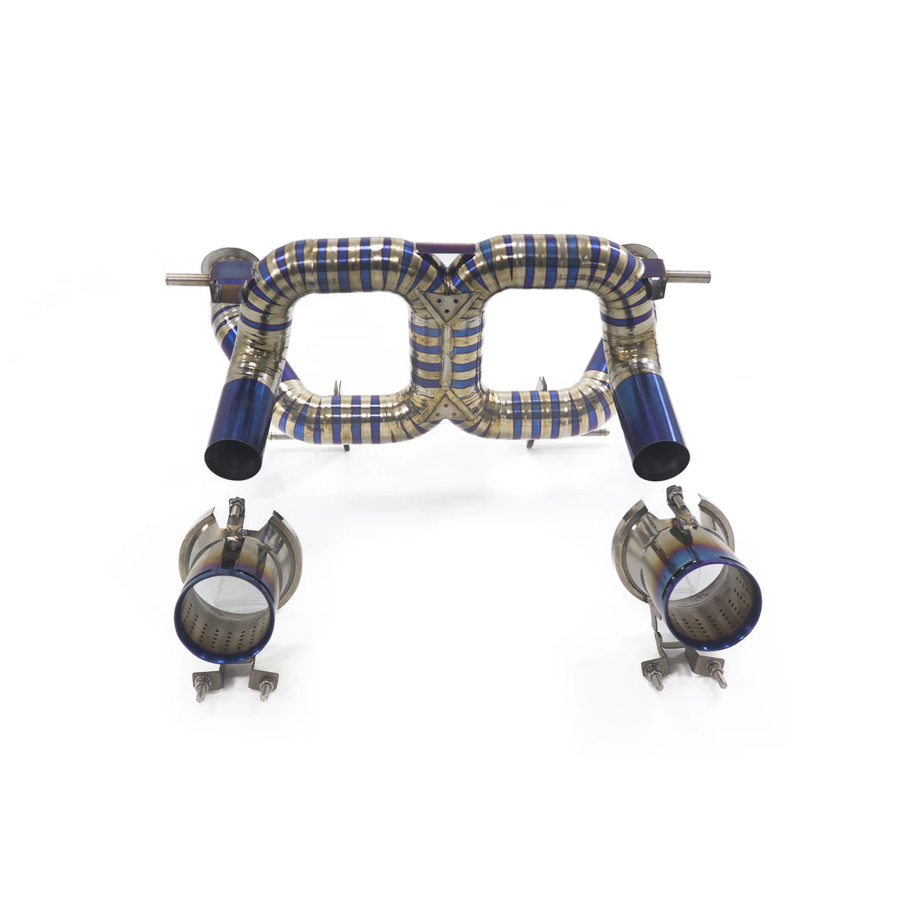 Lamborghini SVJ Titanium RYFT Style Catback Exhaust System w/ Tips