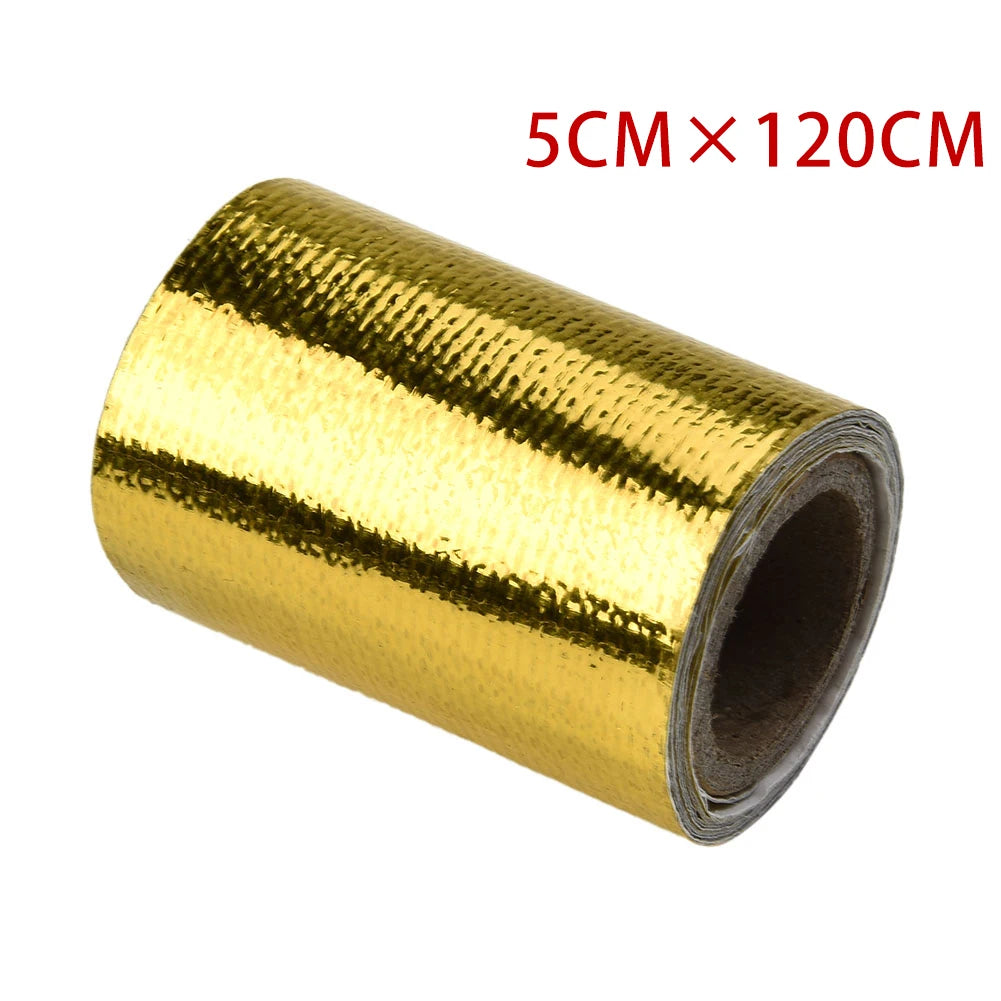 Gold Thermal Heat Shield Wrap - 3.9 Ft