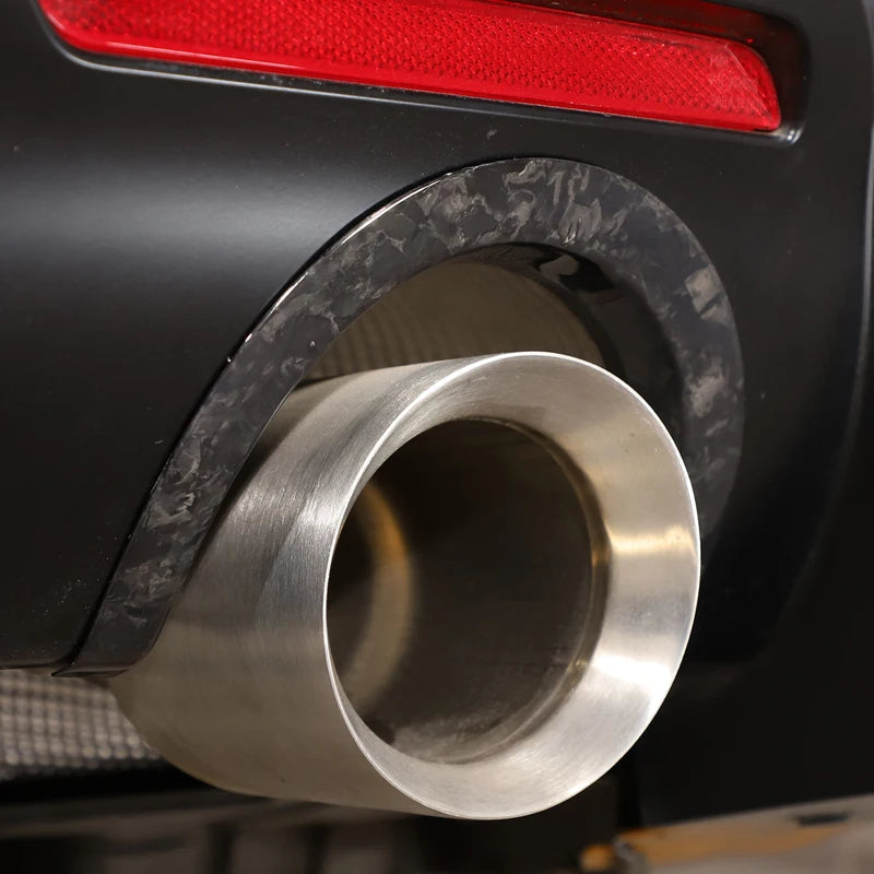 TOYOTA MK5 SUPRA Carbon Fiber Upper Exhaust Exit Trim