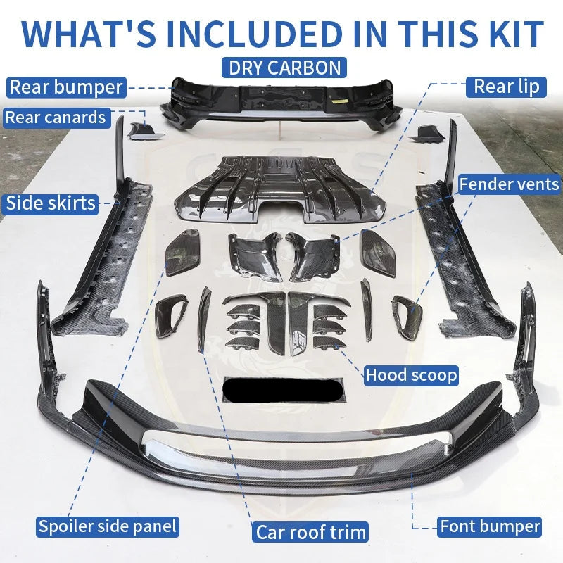 PORSCHE 992 Dry Carbon Fiber GT3RS Body Kit
