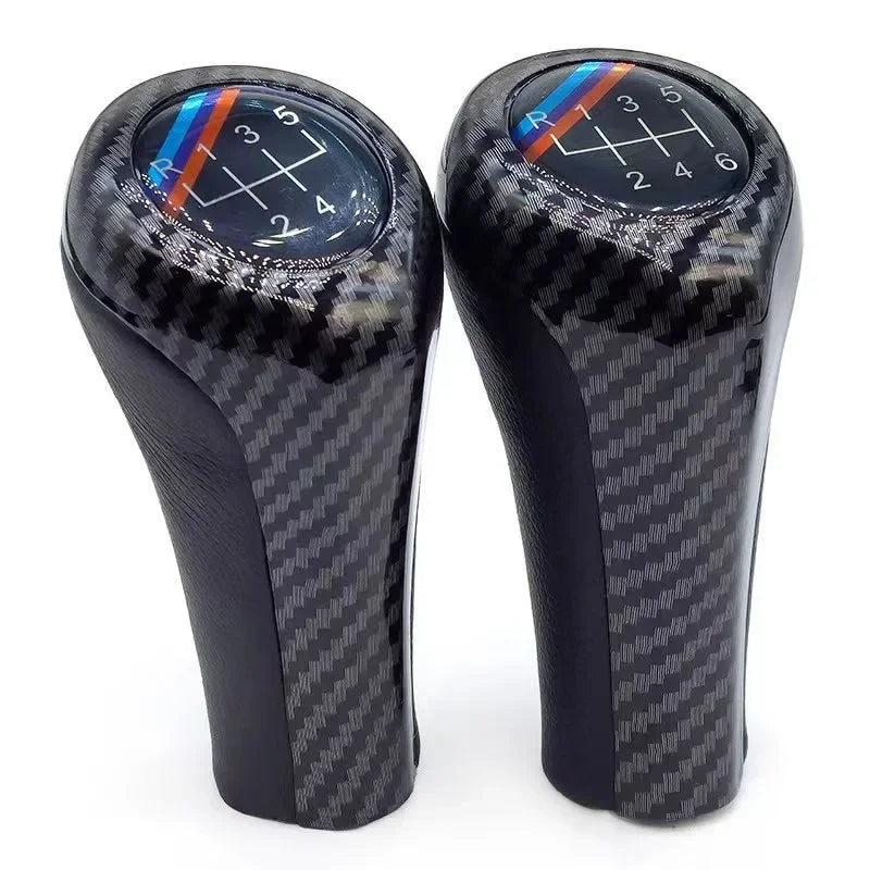 BMW E30-E92 Carbon Fiber & Leather Gear Shift Knob
