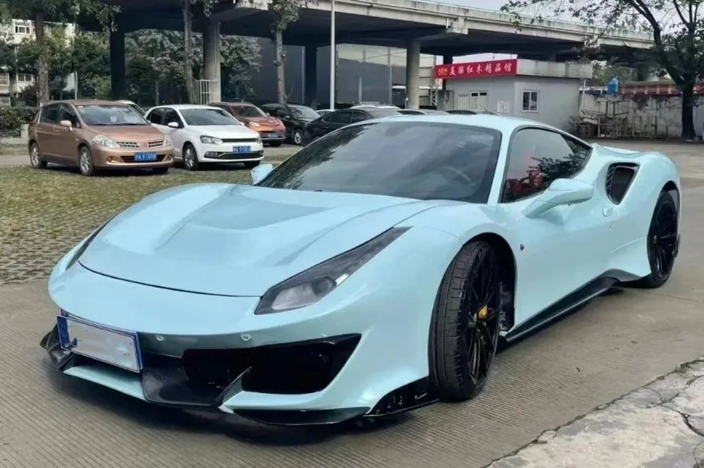 Ferrari 488 Partial Carbon Fiber Pista Conversion Body Kit