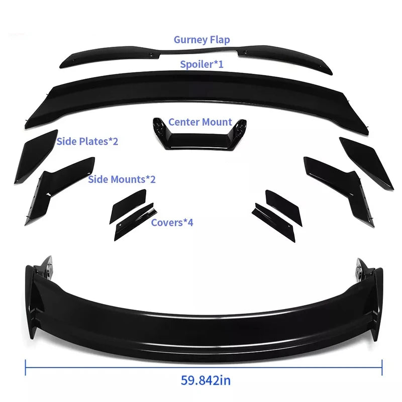 FORD S650 MUSTANG Dark Horse Handling Package Wing w/ Gurney Flap