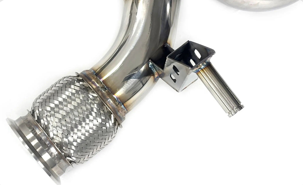 Lamborghini huracan EVO/STO Stainless Steel Catback Valved X-Pipe Exhaust w/ Muffler