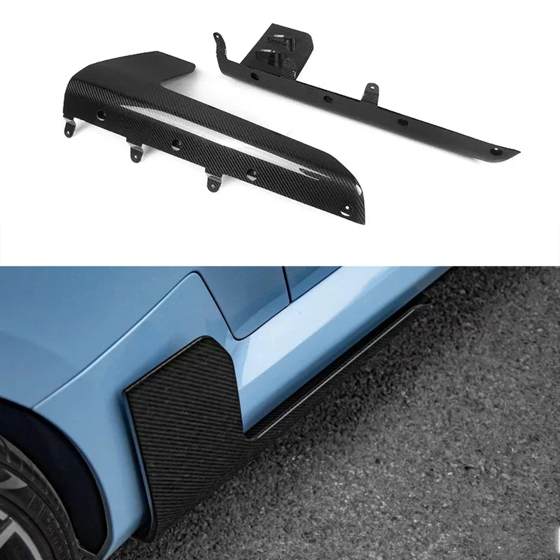 BMW G87 Dry Carbon Fiber Side Skirt Winglets