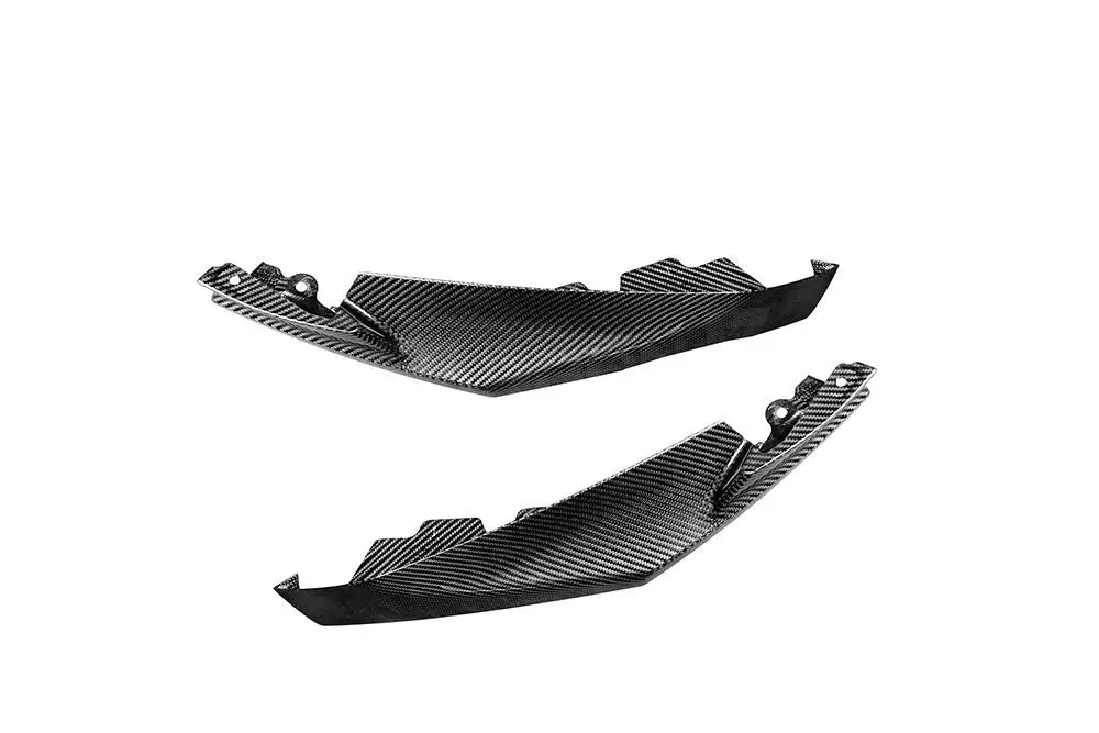 BMW G8X Carbon Fiber MP Style Front Side Splitters Set