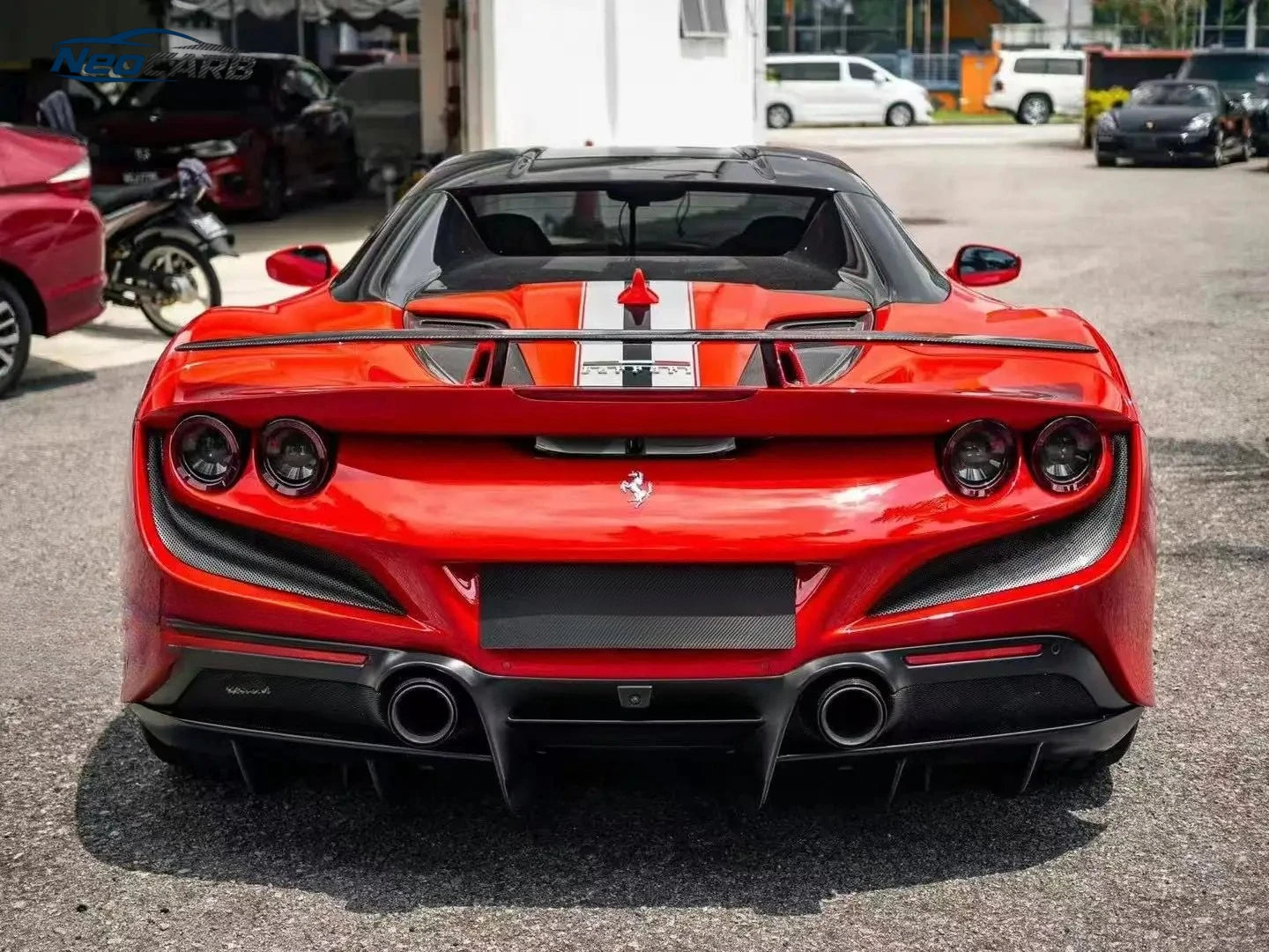 Ferrari F8 Carbon Fiber N Style Wing