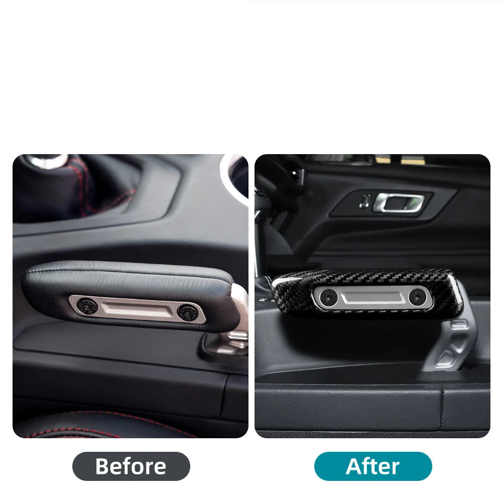 FORD S650 MUSTANG Carbon Fiber Handbrake Handle Trim