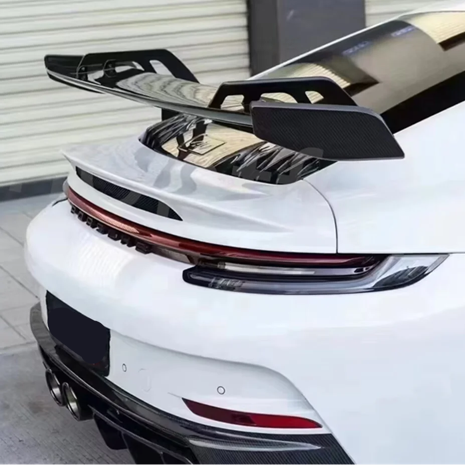 Porsche 992 GT3 Style Carbon Fiber Wing w/ Decklid & Duck Tail