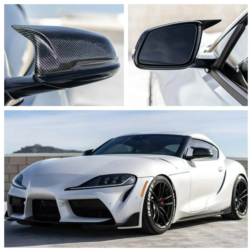 TOYOTA MK5 SUPRA Carbon Fiber Mirror Caps Aero-Optimized