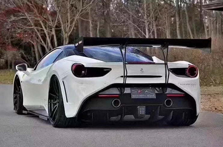 Ferrari 458/488 Carbon Fiber Bumper Mounted Race Wing
