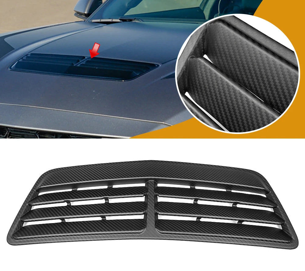 FORD S650 MUSTANG Carbon Fiber Hood Vent Trim