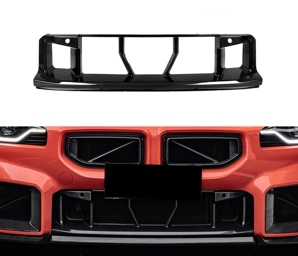 BMW G87 Dry Carbon Fiber Lower Grille Trim