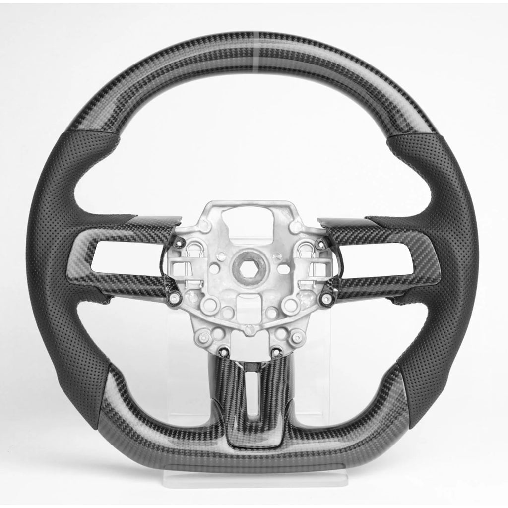 FORD S550 MUSTANG Carbon Fiber Steering Wheel Control Button Trim