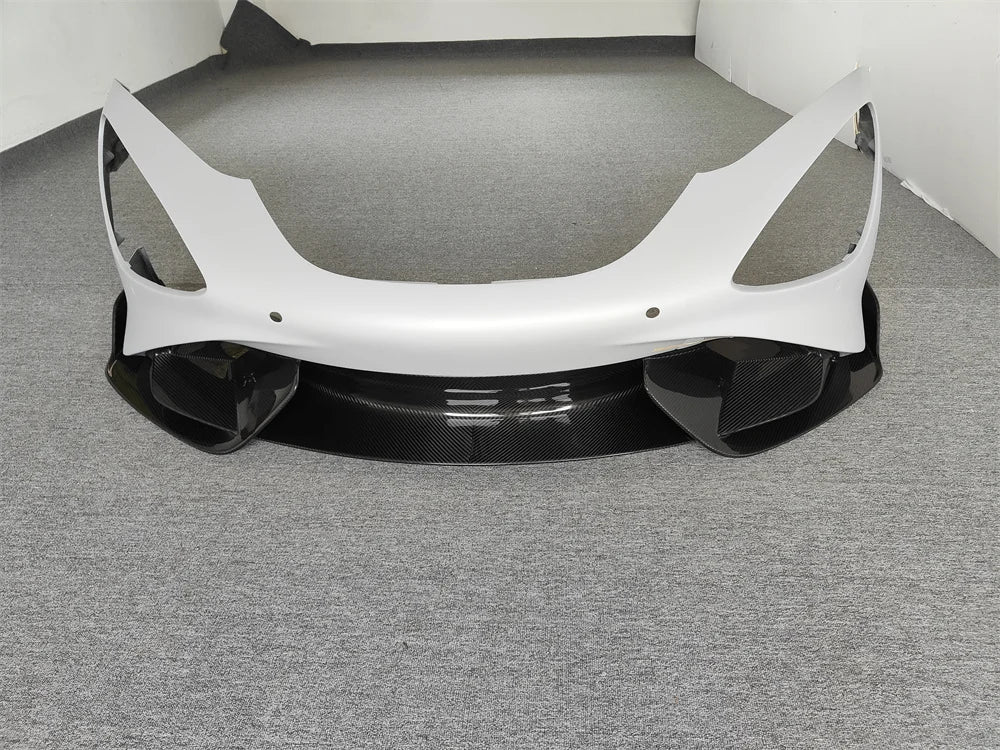 MCLAREN 765LT Style Semi Carbon Front Bumper
