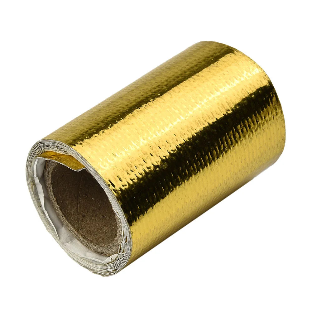Gold Thermal Heat Shield Wrap - 3.9 Ft