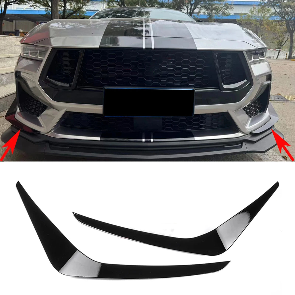 Ford S650 Mustang Shelby Super Snake Splitter Side Canards
