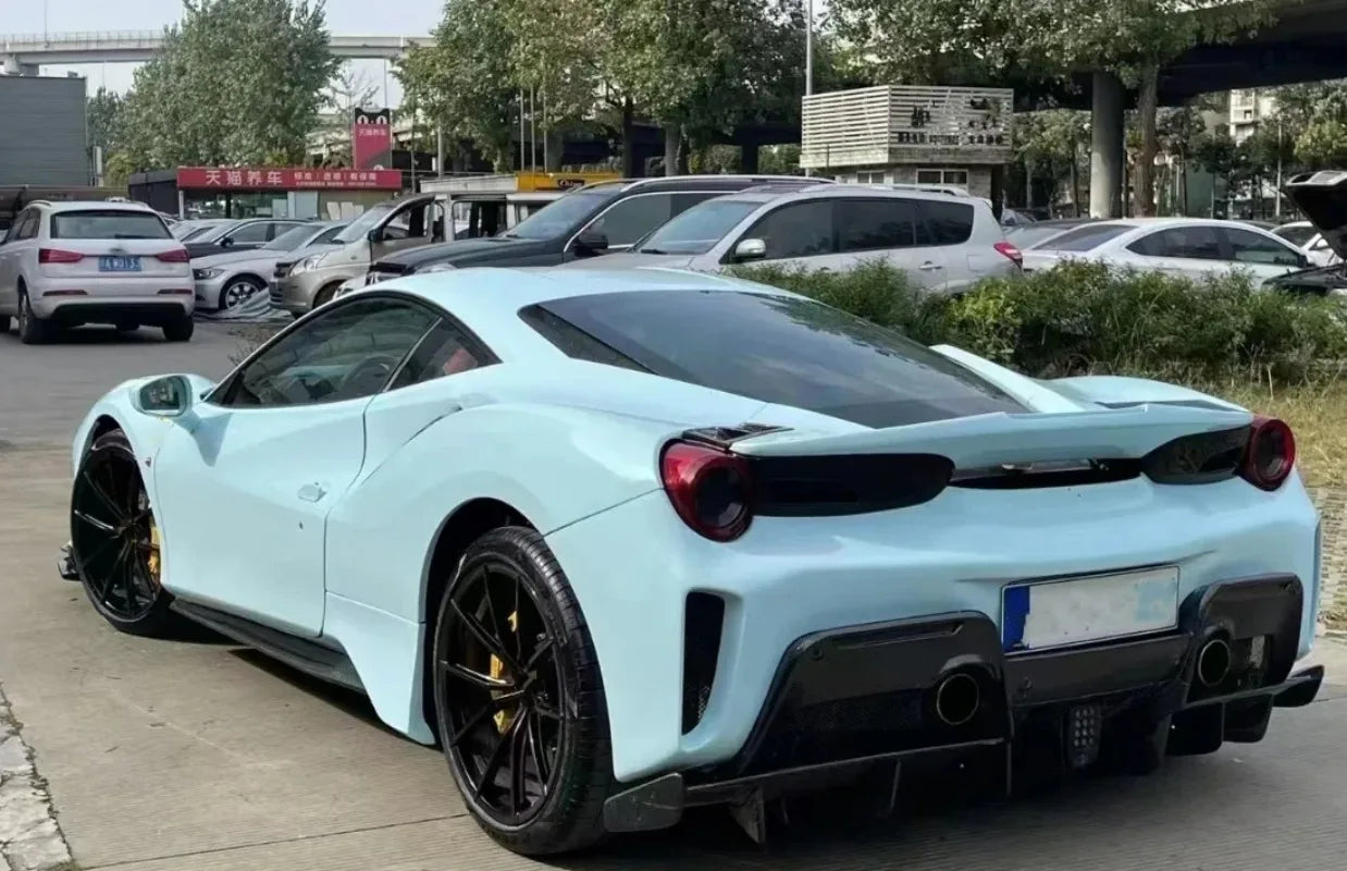 Ferrari 488 Partial Carbon Fiber Pista Conversion Body Kit