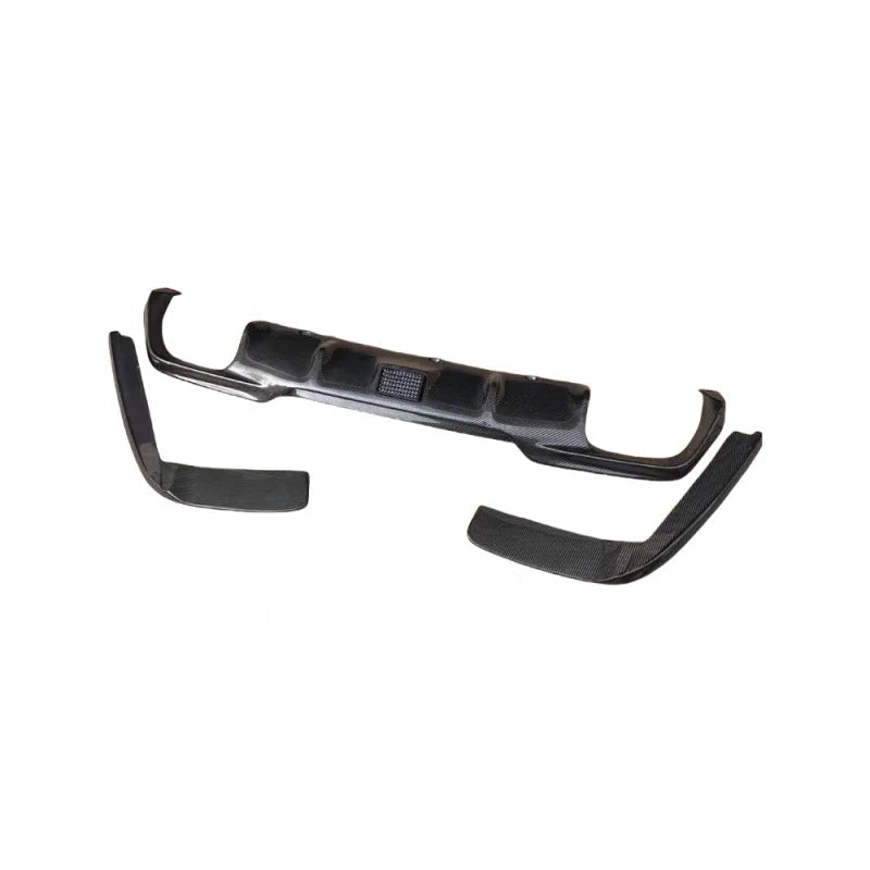 BMW F92/F93 Carbon Fiber AC Style LED Rear Diffuser