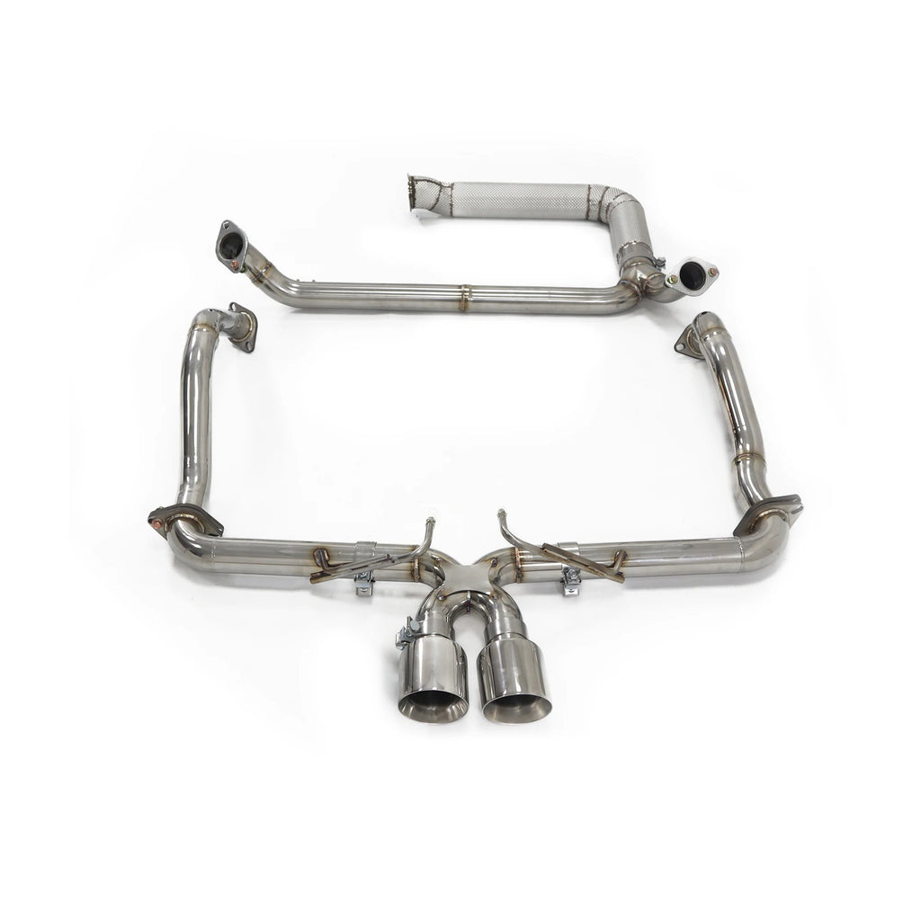 Porsche 718/982 Stainless Steel Catback Exhaust System w/ Downpipe & Tips