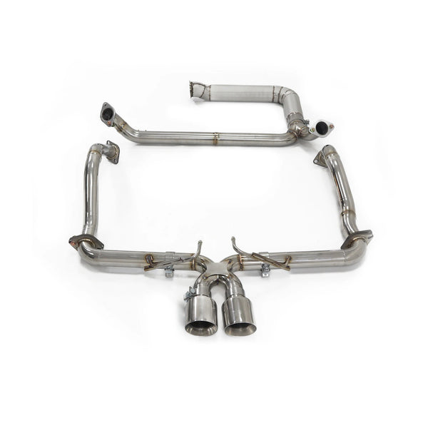 Porsche 718 Boxster/Cayman (982) Full Stainless Steel Exhaust System w/ Downpipe & Tips