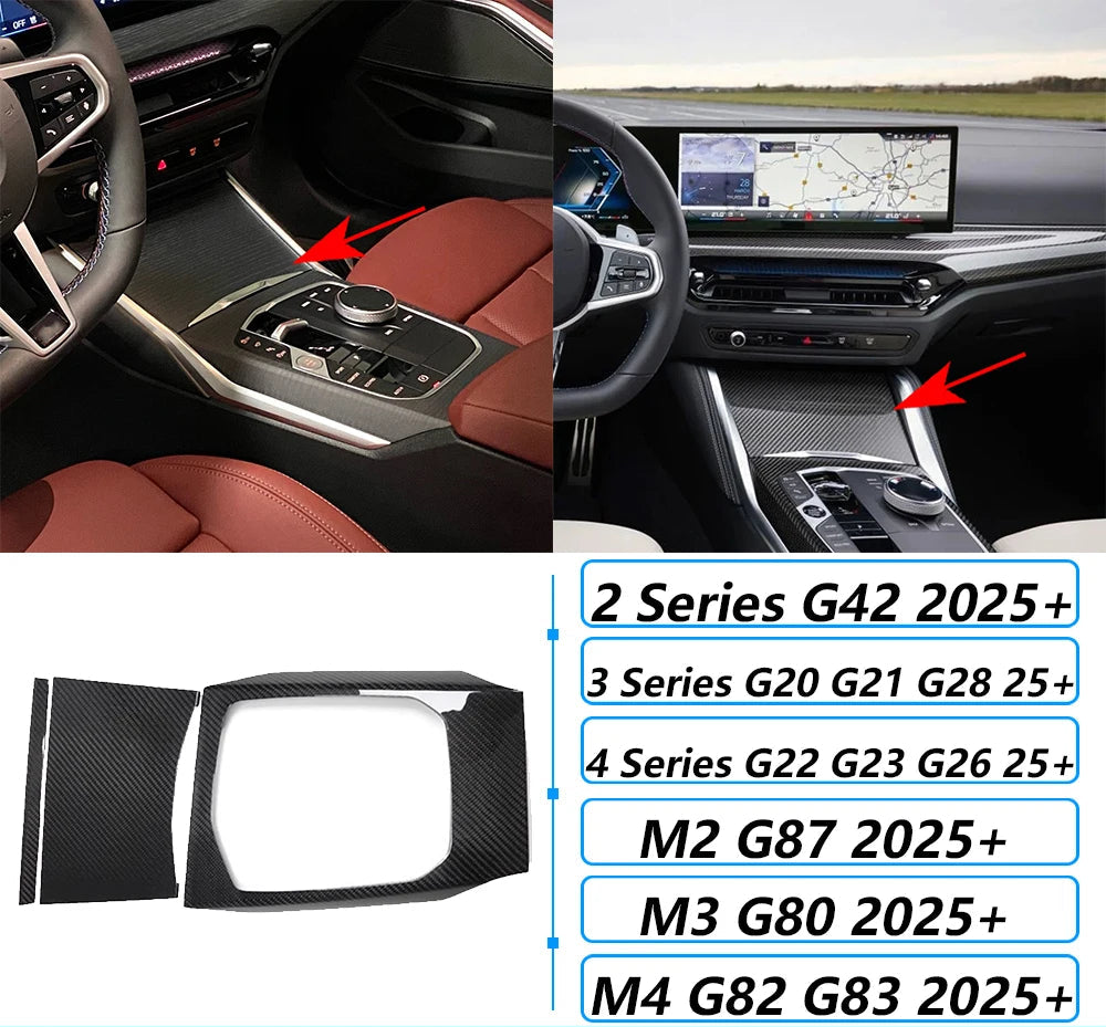 BMW G Chassis Dry Carbon Fiber Interior Trim