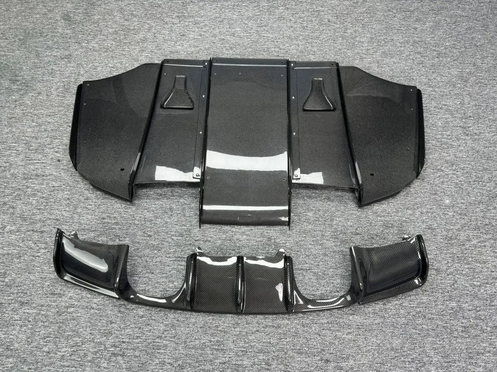 BMW E90/E92 Carbon Fiber Rear Diffuser & Under Tray