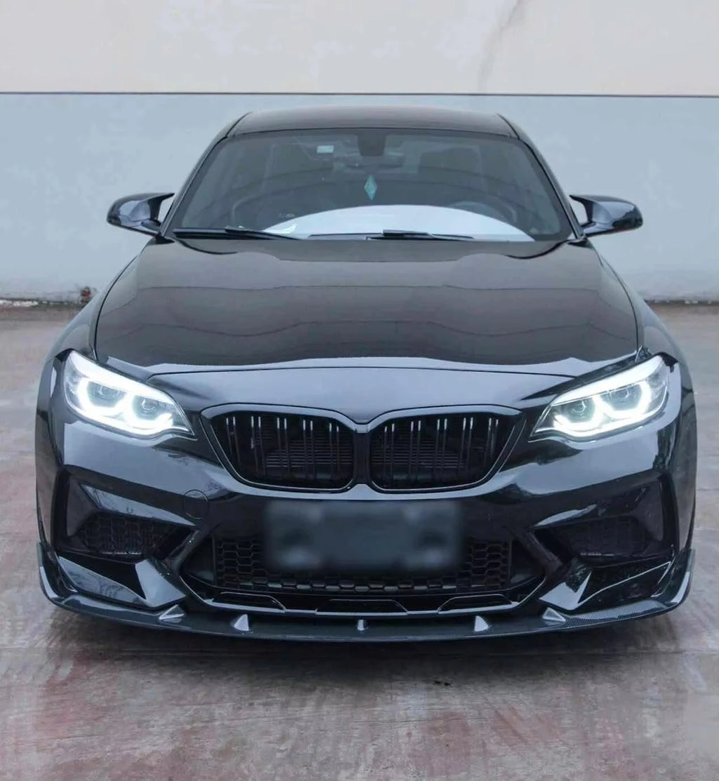 BMW F87 Carbon Fiber 3D Style Front Splitter