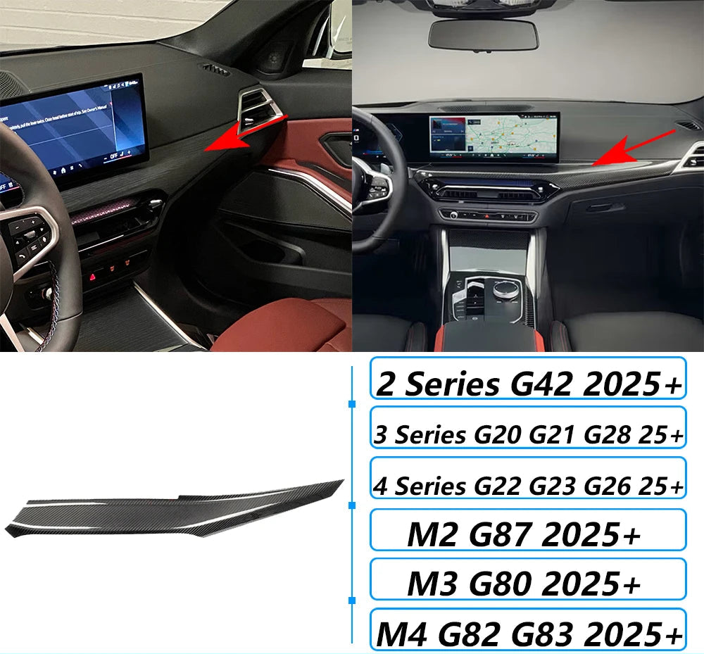 BMW G Chassis Dry Carbon Fiber Interior Trim