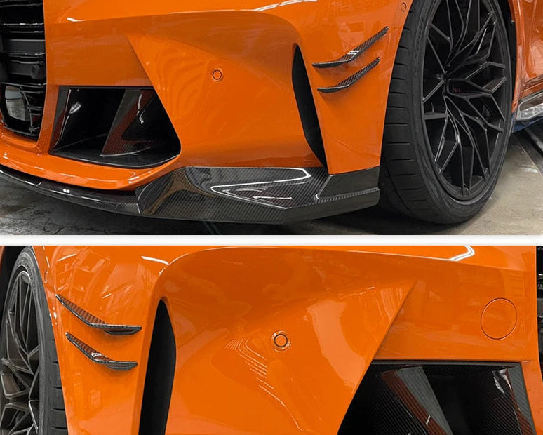 BMW G8X Dry Carbon Fiber Mini Front Canards