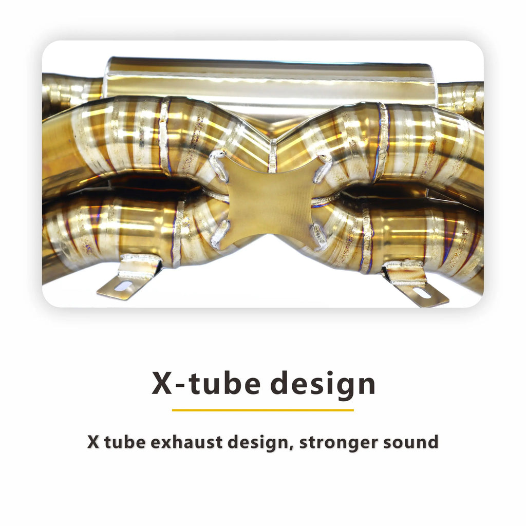 PORSCHE 718 GT4RS Titanium Valvtronic Style Catback Exhaust System