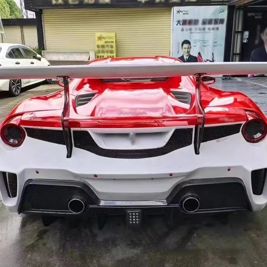 Ferrari 488 Partial Dry Carbon Fiber Evo Style Body Kit