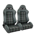 Custom Suede Bucket Seats