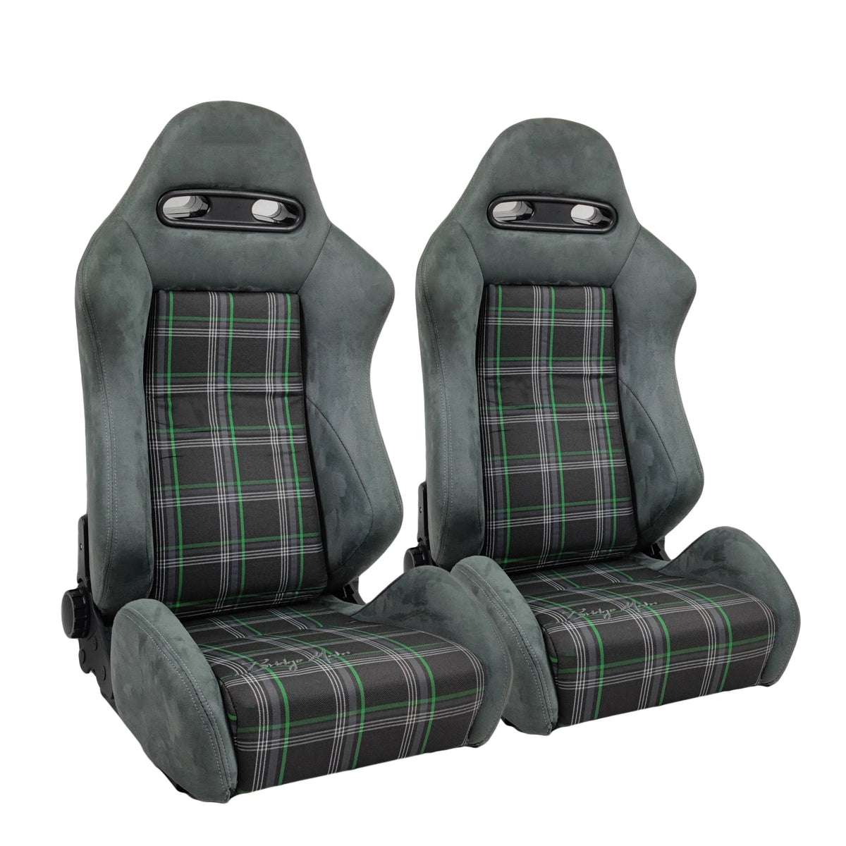 Custom Suede Bucket Seats