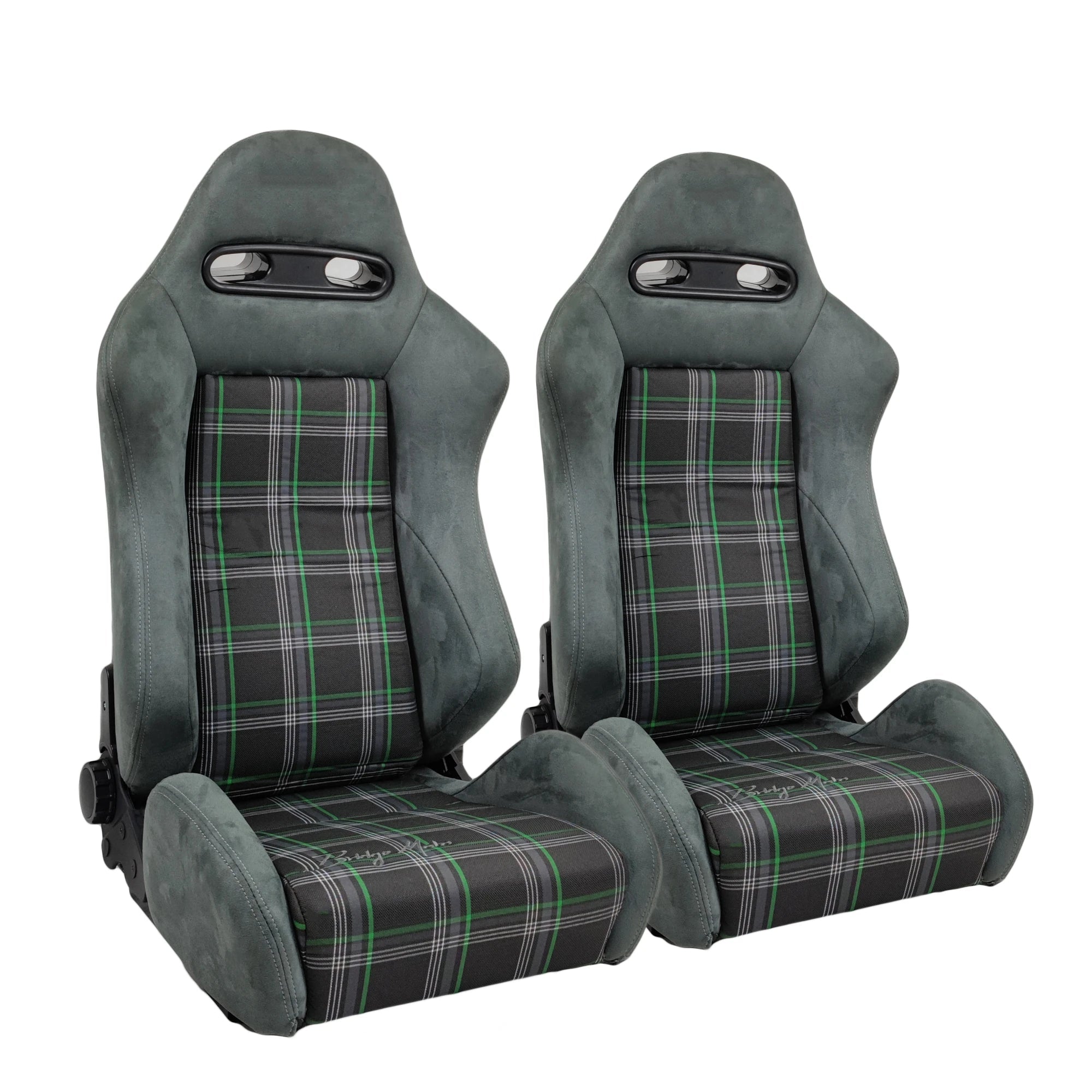 Custom Suede Bucket Seats