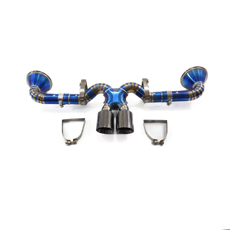 PORSCHE 992 GT3 Titanium Catback Exhaust System - Non Valved