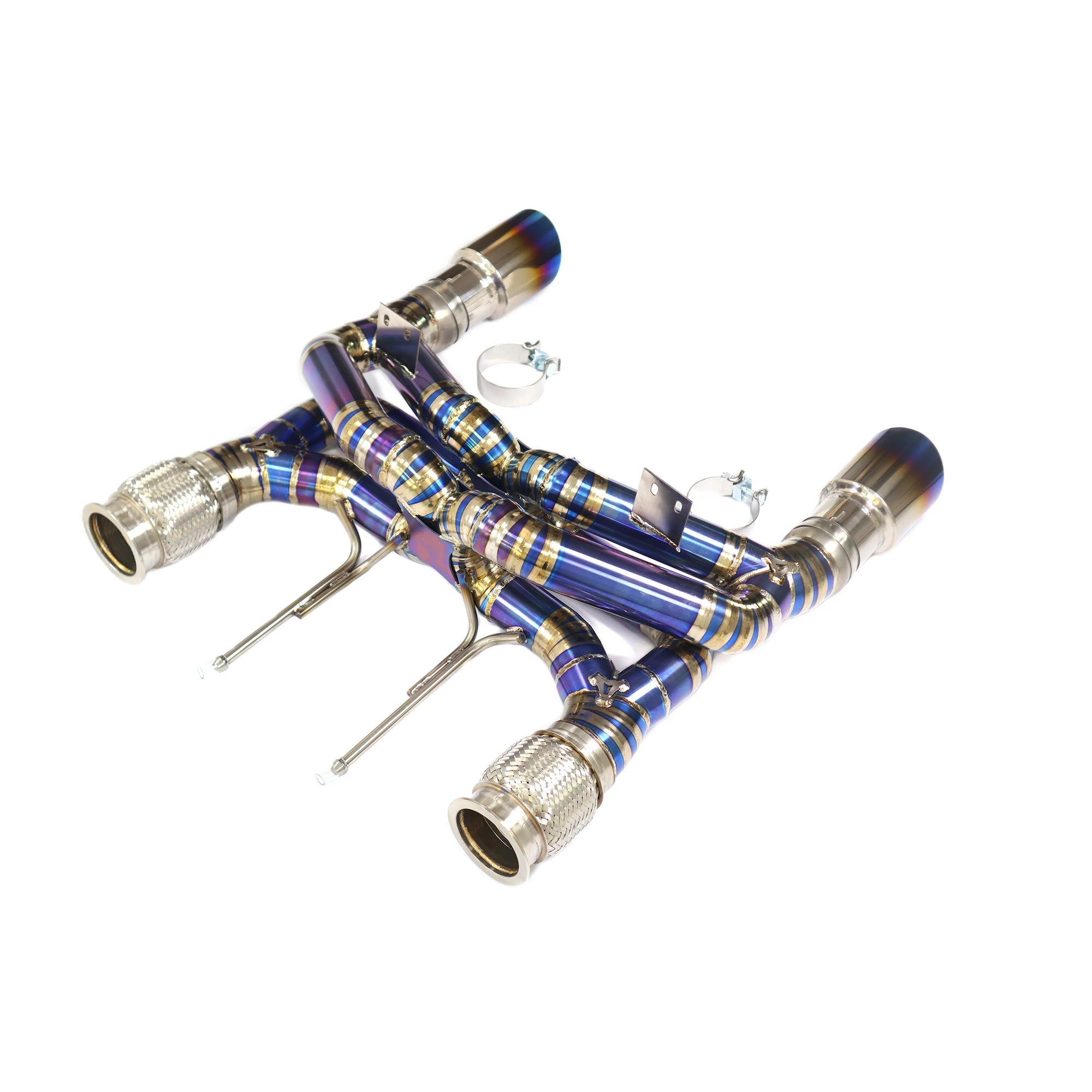 McLaren 720S Titanium Dual X-Pipe Catback Exhaust System