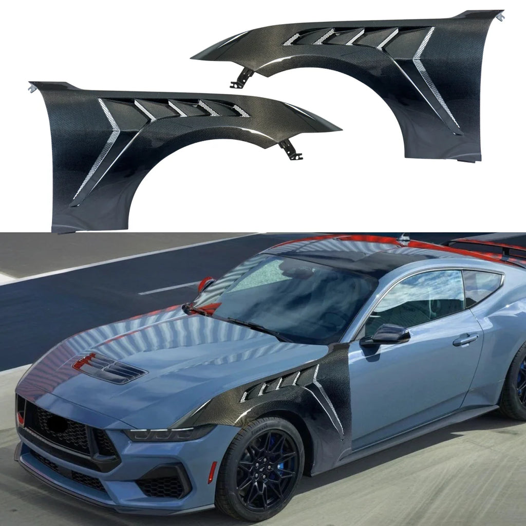 FORD S650 MUSTANG Carbon Fiber GTD Style Fenders