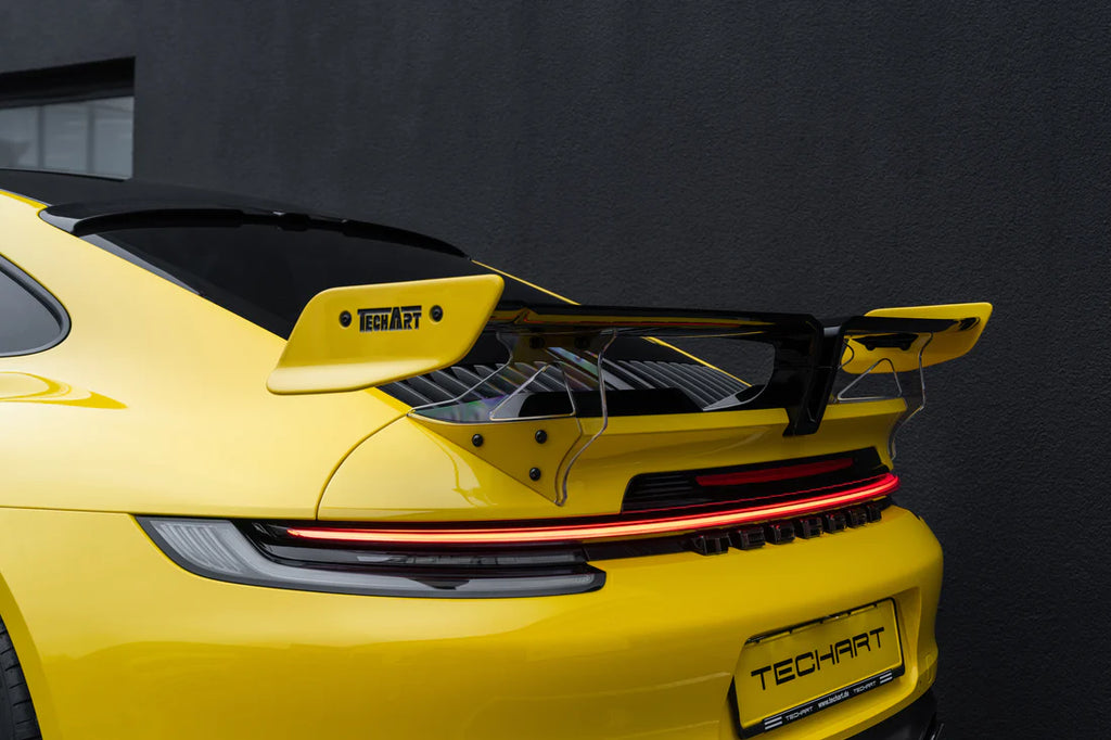 PORSCHE 911 Partial Carbon Fiber TechArt Style Wing