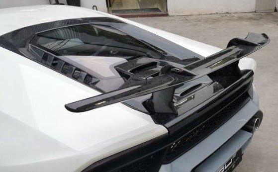 LAMBORGHINI HURACAN Forged Carbon Fiber Rear Hood & Wing