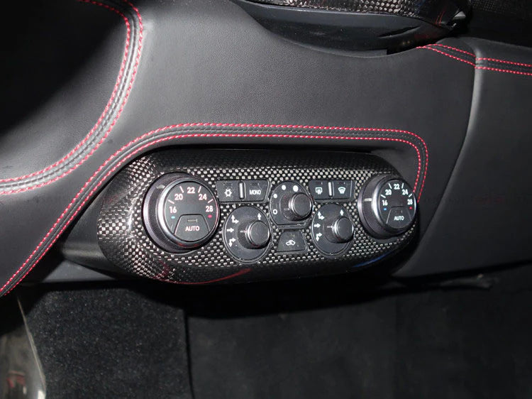 Ferrari 458/488 Dry Carbon Fiber Button Panel Trim