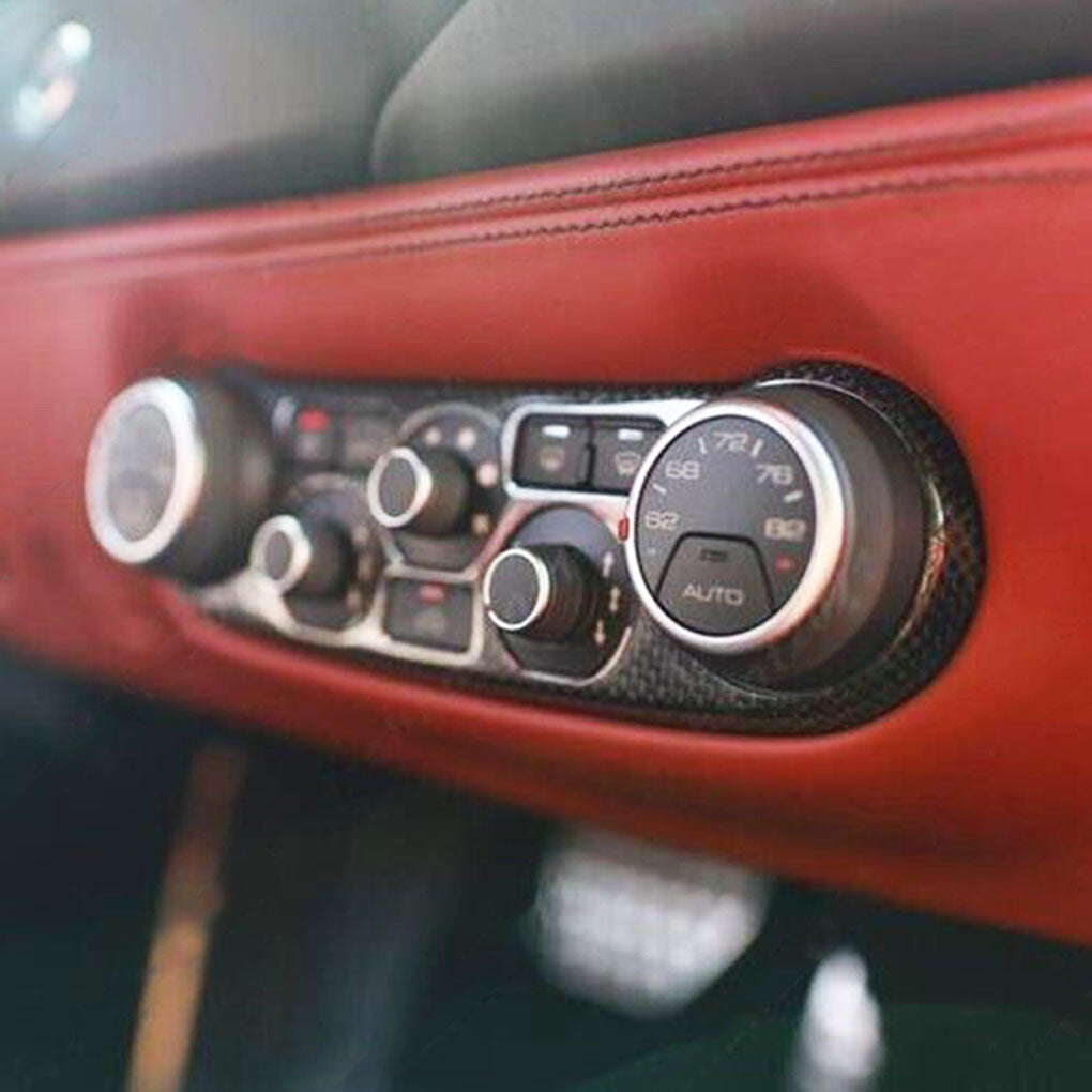 Ferrari 458/488 Dry Carbon Fiber Button Panel Trim