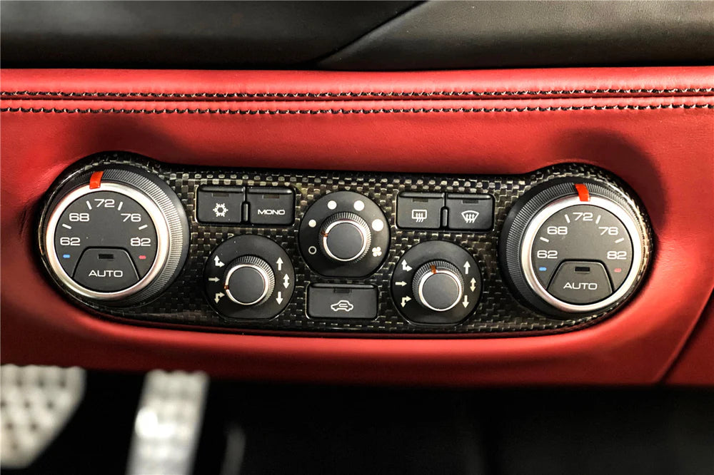 Ferrari 458/488 Dry Carbon Fiber Button Panel Trim