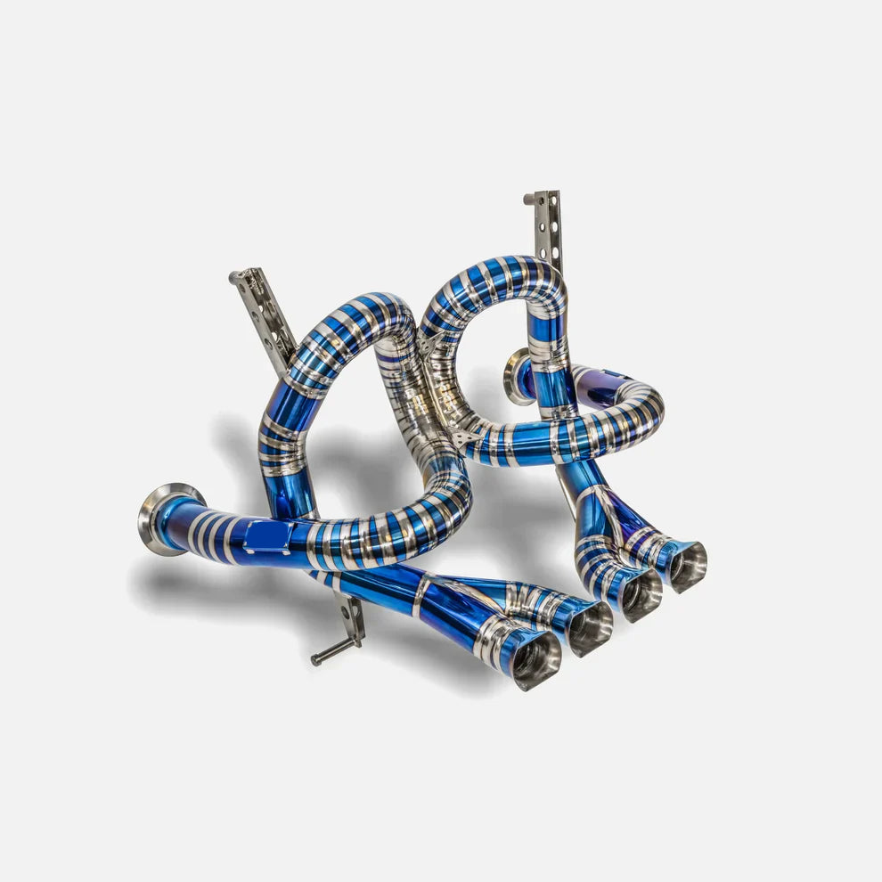 Lamborghini Aventador SV Titanium RYFT Style Catless Exhaust System w/ Downpipe