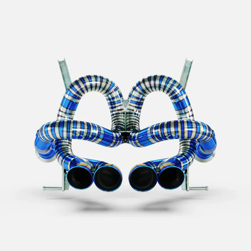 Lamborghini Aventador SV Titanium RYFT Style Catless Exhaust System w/ Downpipe